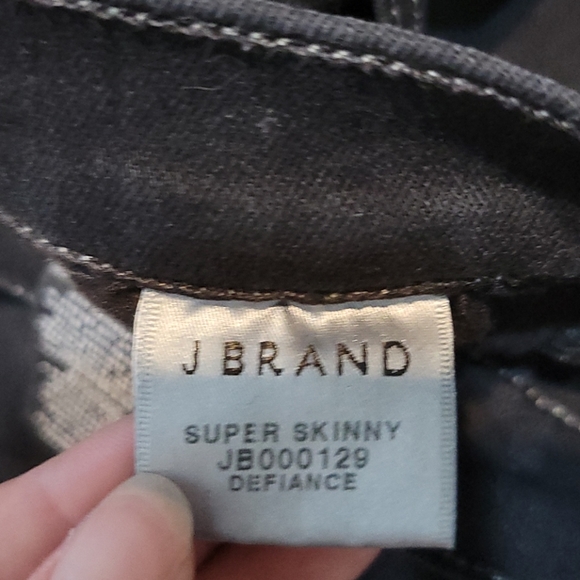 J Brand Defiance super skinny black jeans size 25 - Picture 10 of 10